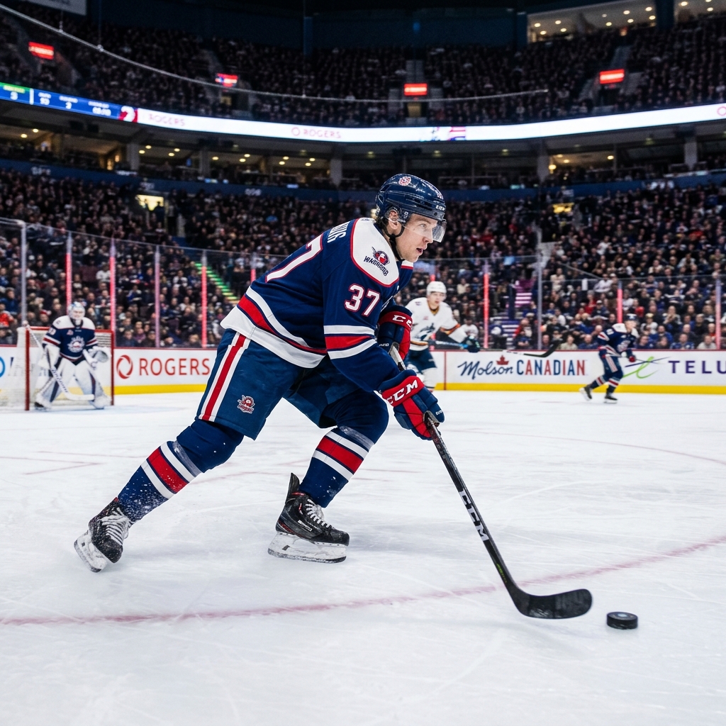 NHL Winter Classic Rink Action